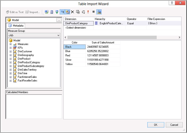 The Excel data model in a PowerPivot workbook is a Tabular database.