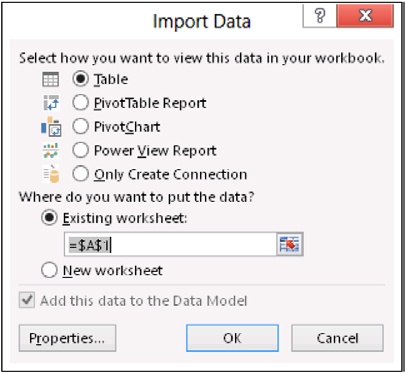 A data feed can be used to supply many Excel sources.