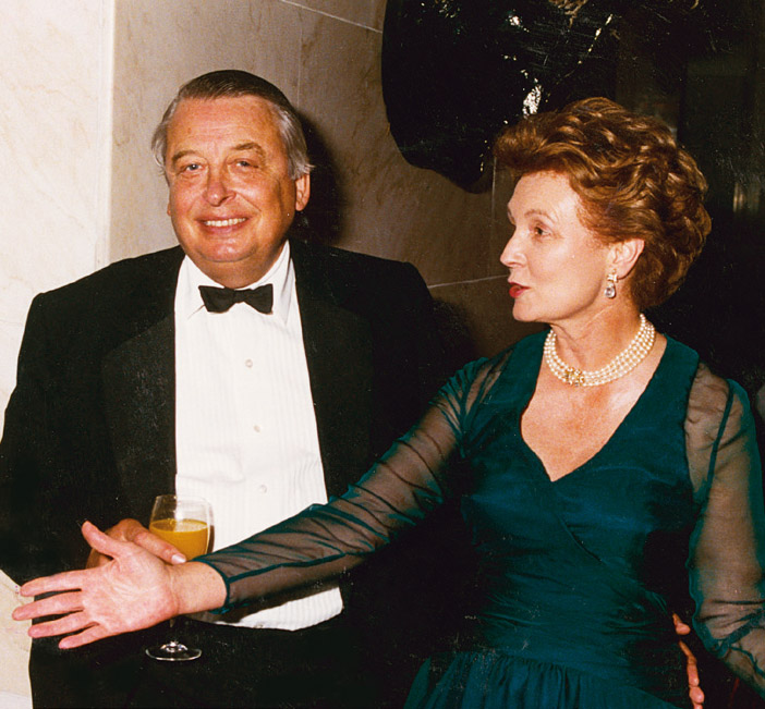 David and Susan Coleridge at Christopher Coleridge’s 21st birthday party, the Savoy hotel.