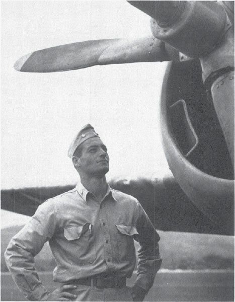 Maj. John Smith, the brilliant CO of VMF-223, at Henderson Field on 10 Oct. 1942, the day he scored his nineteenth victory. (NA 80-G-20665)