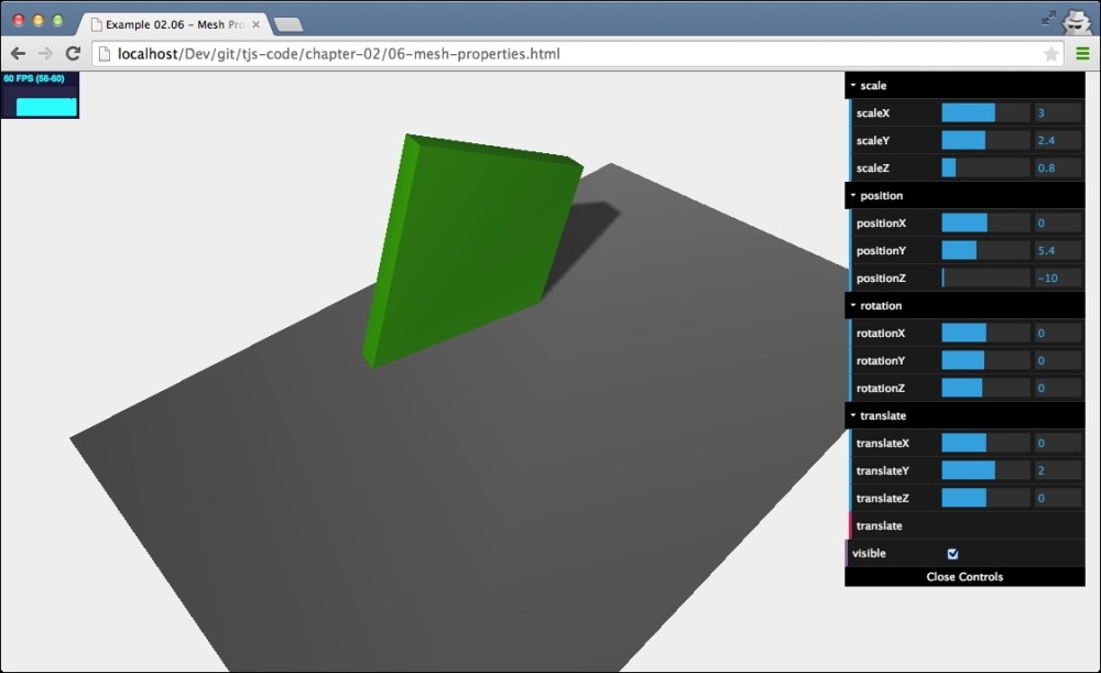 Functions and attributes for meshes