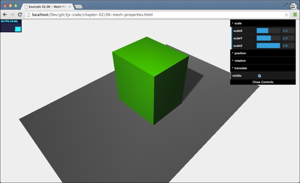 Functions and attributes for meshes