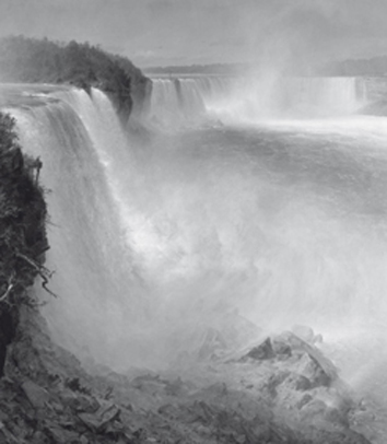 Church, Le Cascate del Niagara, dal lato americano, olio su tela.