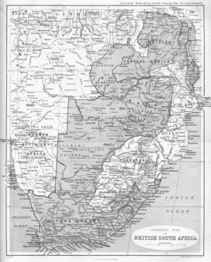 GENERAL MAP OF BRITISH SOUTH AFRICA