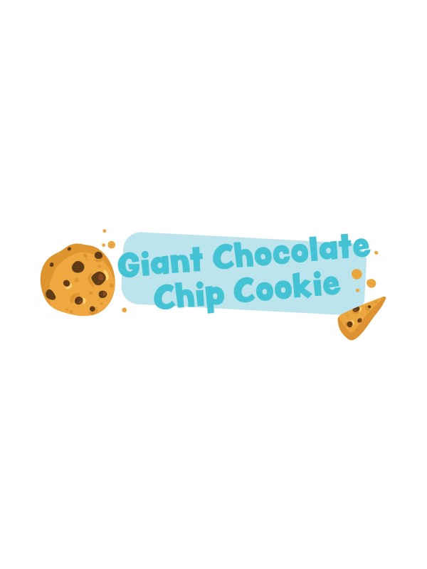 Giant Chocolate Chip Cookie