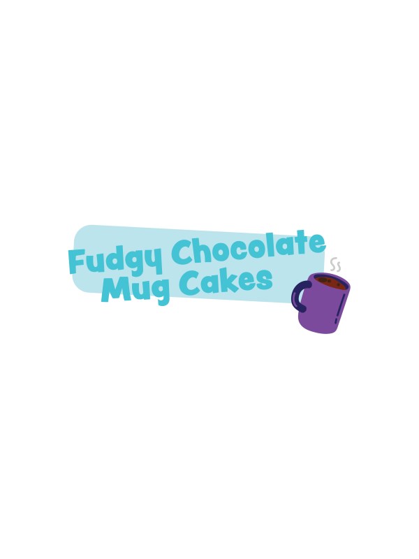 Fudgy Chocolate Mug Cakes