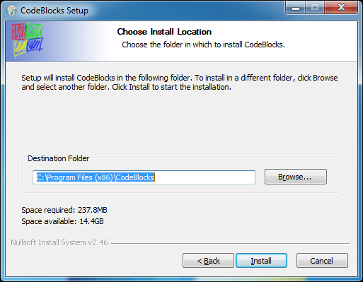 Installing Code::Blocks on Windows