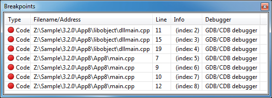 Multiple app debugging