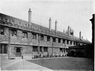 PLATE XXIX LIBRARY OF CORPUS CHRISTI COLLEGE, OXFORD: EXTERIOR FROM MASTER’S GARDEN