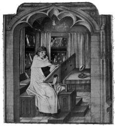 PLATE XXX CARMELITE IN HIS STUDY