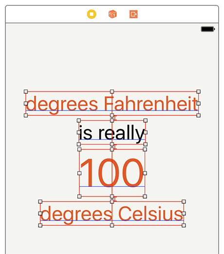 Ambiguous frames for the labels