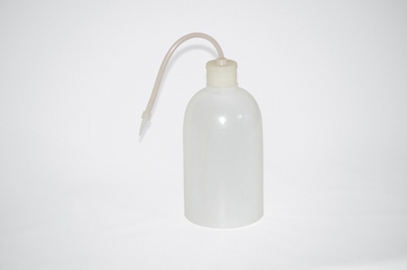 A wash bottle