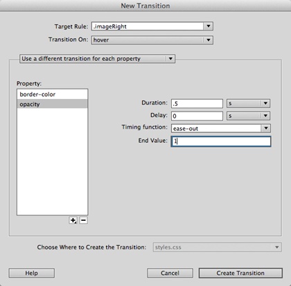 You can animate different CSS properties at different rates when you create CSS transitions.