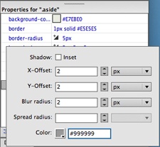 The CSS3 Border-radius property lets you add drop shadows to any element. You can learn more about this property at .