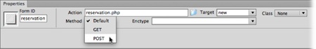 Unless you’re creating a search form, you’ll generally want to use the POST method of sending data to your server. Step 7 has the details.