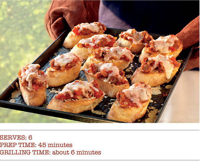 Serves: 6, Prep Time: 45 Minutes, Grilling Time: about 6 Minutes