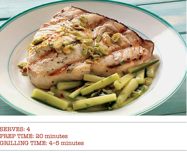 Serves: 4, Prep Time: 20 Minutes, Grilling Time: 4-5 Minutes