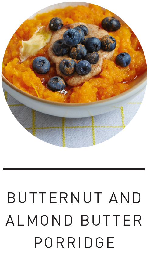 Butternut and almond butter porridge