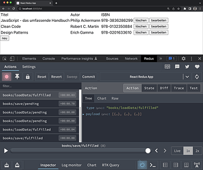 Datensätze mit Redux Saga modifizieren