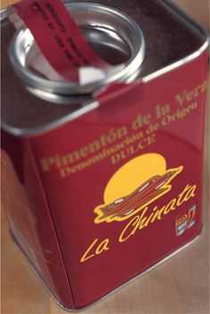 A tin of paprika