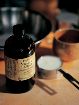 A bottle of vanilla extract