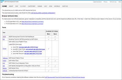 SAP Development Tools