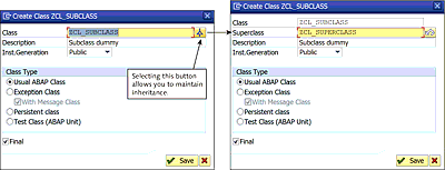 Maintaining Superclass Details in Class Builder