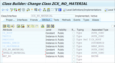 Exception ID Added as Attribute