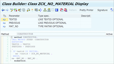 Signature of ConstructorConstructor