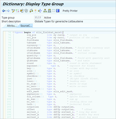 Field Catalog ComponentsField catalogcomponents