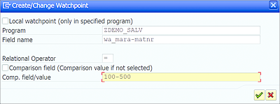 Creating WatchpointWatchpointscreate