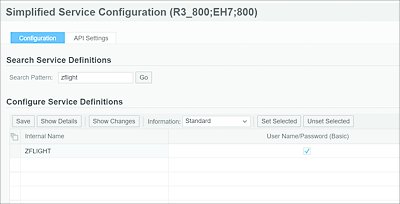 Simplified Service Configuration