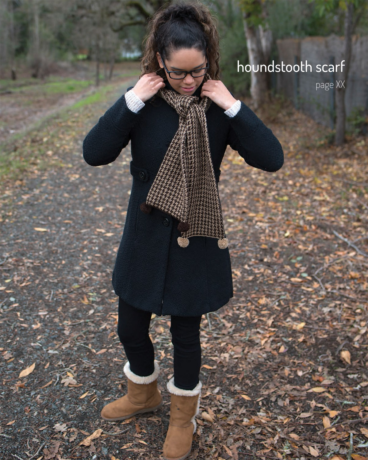 houndstooth scarf page XX