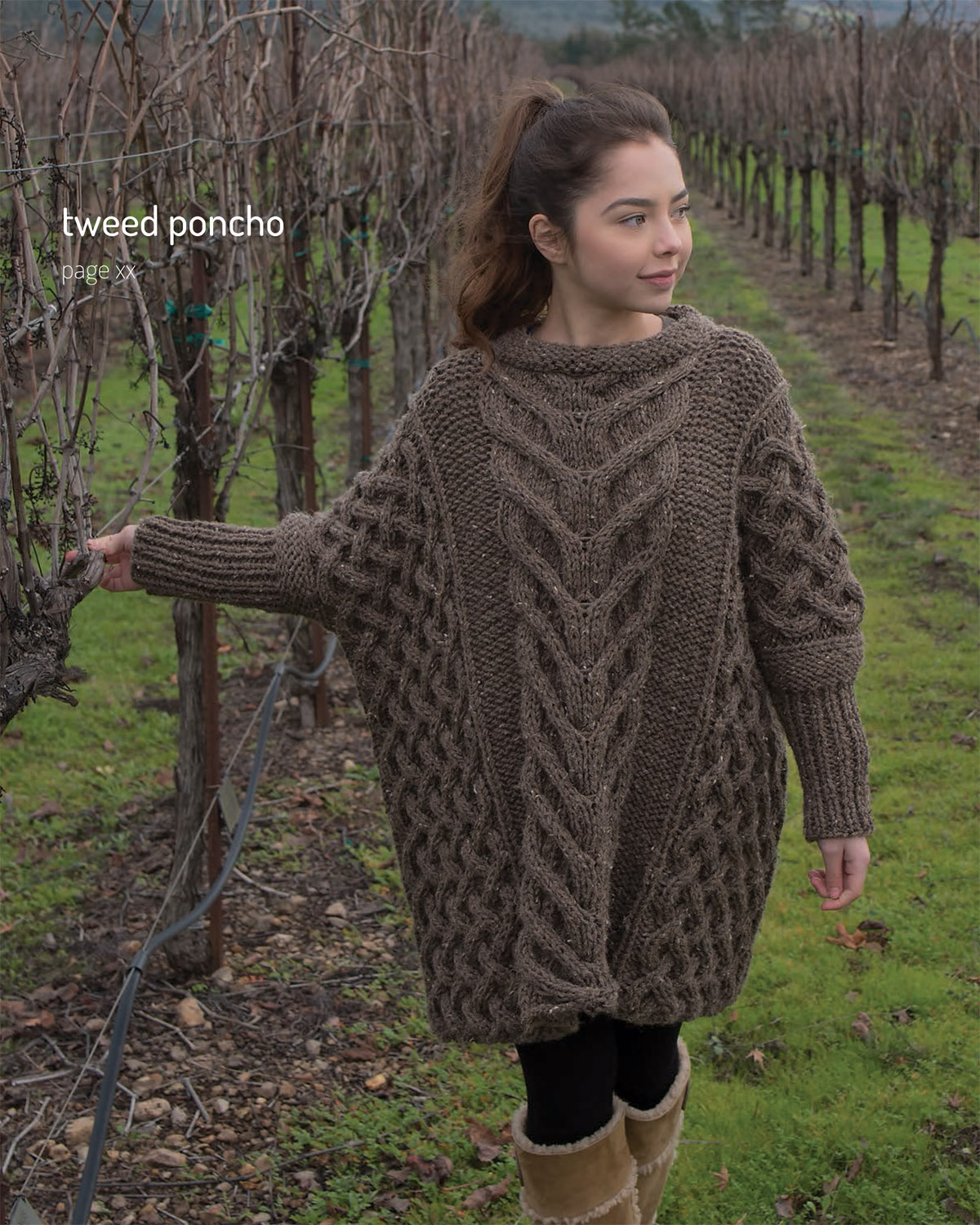 tweed poncho page XX