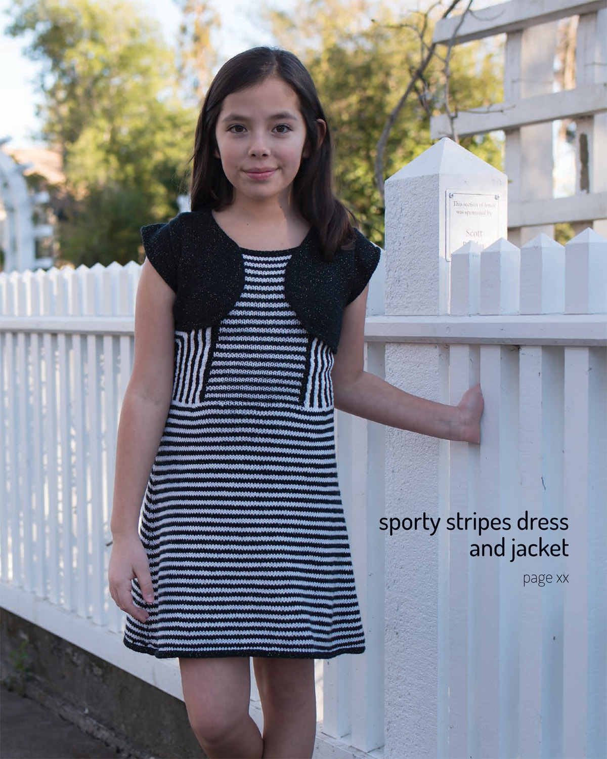 sporty stripes dress and jacket page xx