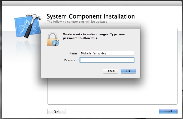 Time for action – downloading and installing Xcode