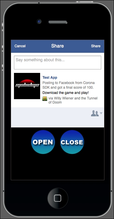 Time for action – adding Facebook to your apps