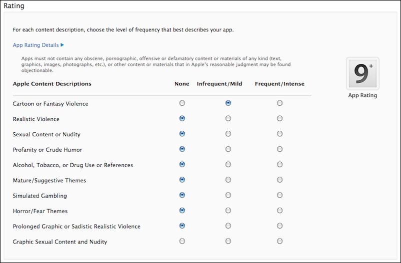 Time for action – managing your application in iTunes Connect