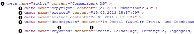 Ein Blick in den Quellcode der Commerzbank