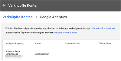 Die automatische Tag-Kennzeichnung in den AdWords-Einstellungen ist ein wichtiger Bestandteil der Datenverknüpfung.