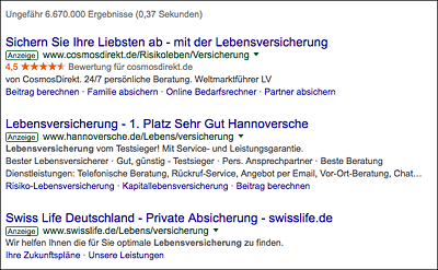 Sogenannte Seller-Ratings sind aus den SERPs nicht mehr wegzudenken.