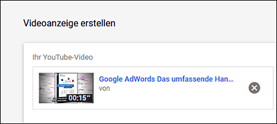 YouTube-Video auswählen