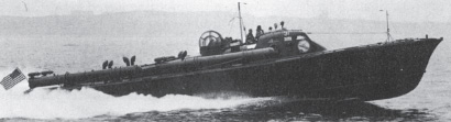 PT-31, one of six torpedo boats operated by Motor Torpedo Boat Squadron 3 in Philippine waters