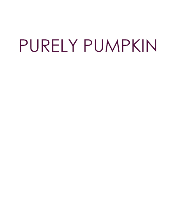 Half Title of Purely Pumpkin