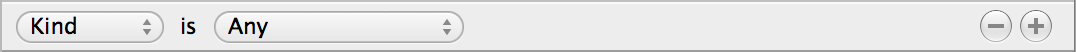 **Figure 9:** When you click the plus  button, a new condition row appears.