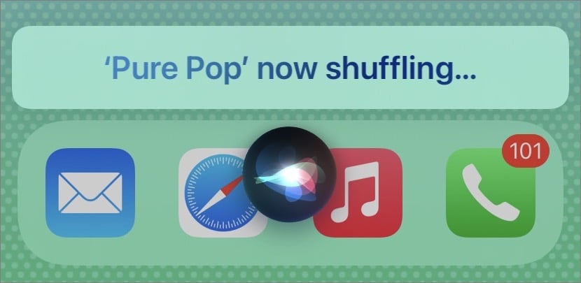 Figure 37: Whether it’s country, classical, rock, or hip-hop, Siri can serve up all songs in your library from a particular genre. If you’re an Apple Music subscriber, it plays a station based on that genre, as seen here.