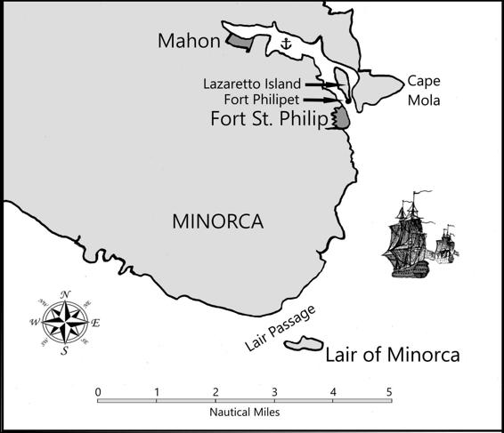 Southern Approaches to Port Mahon