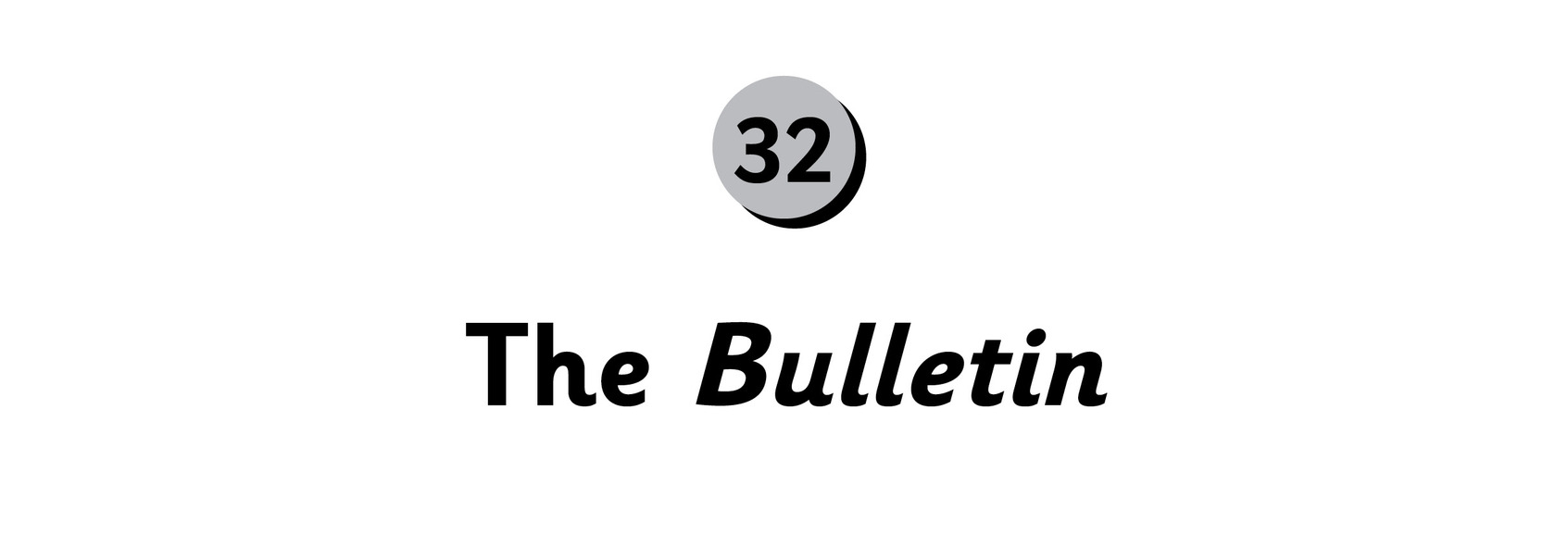 32 The Bulletin