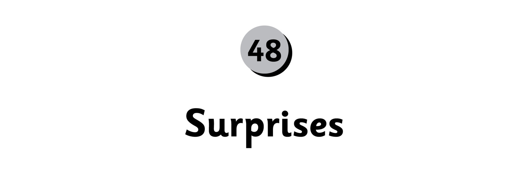 48 Surprises