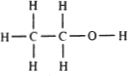 Formula grafica dell'Alcool.